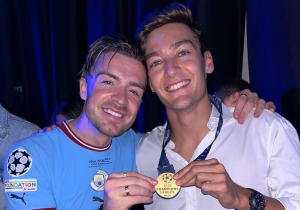 Russell opens up on Grealish bromance after partying with Man City star following Champions League win