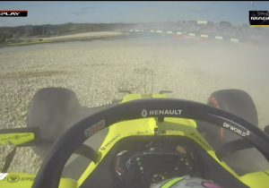 Ricciardo rijdt bolide in de muur in slotfase Q2