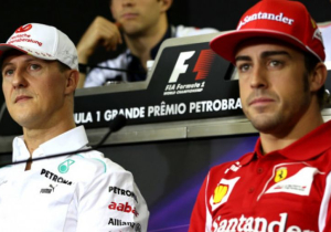 Alonso komt in de buurt van record Schumacher