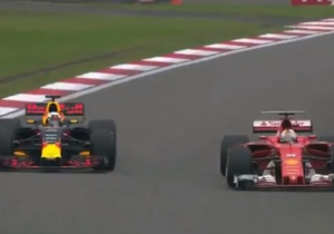 Inhaalactie Vettel op Ricciardo in China genomineerd voor 'Actie van het Jaar'