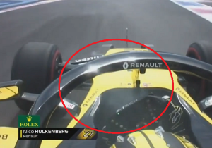 VIDEO: Why is Hulkenberg's cockpit smoking?