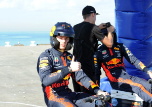 Verstappen pakt twee podiumplekken in virtueel Imola, ondanks vroege spin