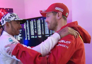 What Vettel told Hamilton after sixth title triumph