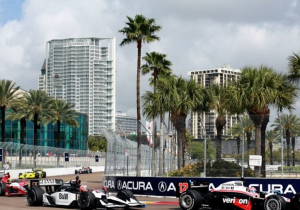 IndyCar test shield als cockpitbescherming