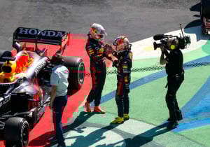 Verstappen hails "on fire" Perez in Red Bull charge