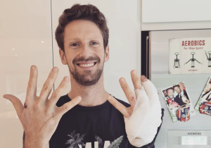 Grosjean sloot het jaar op briljante wijze af: "Ik ga maar niet met vuurwerk spelen"