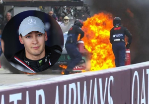 Russell abandona el GP de Australia por incendio del auto