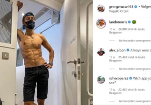 Formule 1-coureurs gaan los op zoveelste topless-foto George Russell