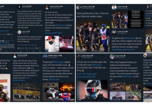 Haas bedankt F1-community en plaatst overzicht van berichten aan Grosjean