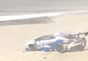 VIDEO: Keiharde klapper in de Lamborghini Super Trofeo