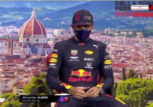 Hamilton verontschuldigt zich aan Albon voor eerdere gemiste podiums