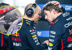 Verstappen kwam goed weg bij pitstop: "Er zit een spijker in mijn band!"