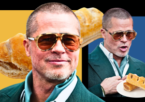 Brad Pitt ‘overdressed for dinner at Greggs’ reports Sky F1 pundit