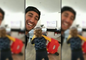 VIDEO: Ricciardo in nasty 'crash' away from Red Bull