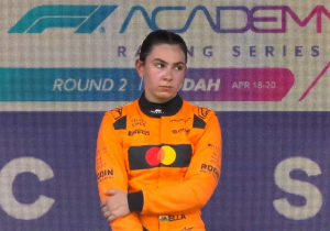 McLaren star casts angry figure after controversial Saudi anthem