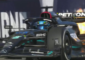 Russell, el más rápido en la FP1 en Miami; Checo y Alonso, muy rezagados