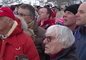 FOTO: Formule 1-legendes bezoeken Hahnenkamm Rennen