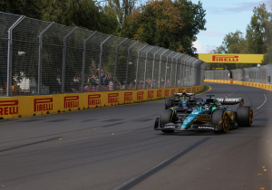 Stroll destruye su Aston Martin en la Q1 de Singapur