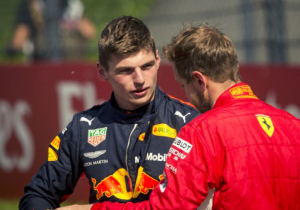Sebastian Vettel: 'Verstappen is rustiger in vergelijking met jaren geleden'