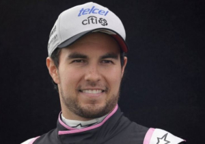 Sergio Perez rijdt dit weekend met een speciale helm