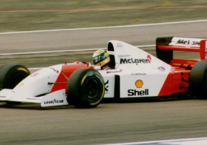 'Lewis Hamilton geïnteresseerd in Senna's McLaren MP4/8'