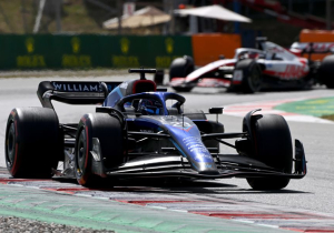 Alex Albon trialling Williams aero upgrades at Silverstone