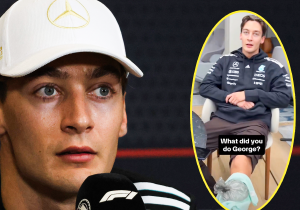 Russell loopt wondje op tijdens testdag door botsing met W17