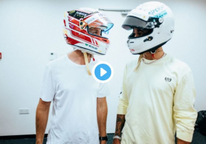 VIDEO: Hamilton, Vettel swap helmets after 2018 fight