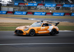 Why is F1 safety car orange at the British Grand Prix?