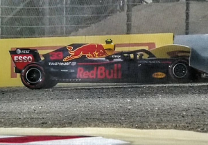 Verstappen valt uit in Q1 van kwalificatie door crash