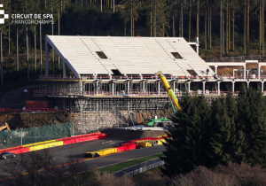 Eau Rouge grandstands take shape as Spa track continues major makeover