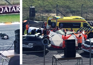 Gruwelijk incident tijdens motorstunt op Zandvoort, ambulance rukt uit
