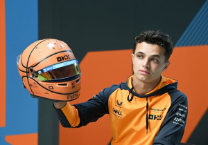 Norris reveals helmet inspiration with Russell dig