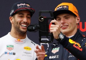 Ricciardo: "Als je niet beter weet, denk je dat Max aan het slapen is"