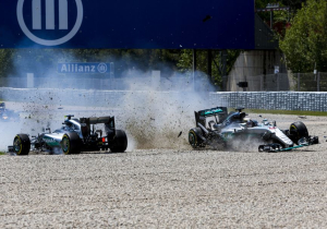 VIDEO: Hamilton, Rosberg crash and Verstappen sets record in Spanish GP classic