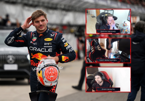 VIDEO: Verstappen begaat blunder vlak voor virtuele racestart: "Kan het gaatje niet vinden"