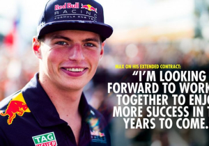 BREAKING: Max Verstappen verlengt contract bij Red Bull tot en met 2020!
