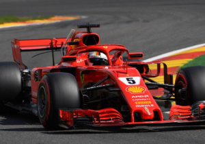 3e vrije training België: Vettel met minimaal verschil sneller dan concurrentie