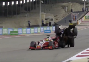 Mick Schumacher maakt flinke klapper in kwalificatie Formule 2-race Bahrein