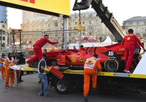 Leclerc furious after Baku shunt