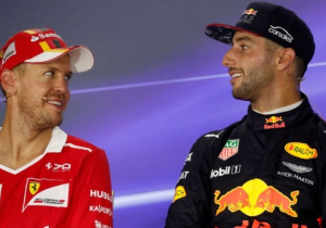 Daniel Ricciardo: 'Vettel's vastberadenheid zorgt voor mooie radiofragmenten'