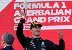 George Russell urges Mercedes to keep pressure on Ferrari