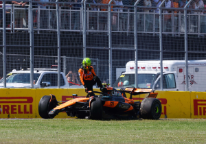 McLaren-coureur bestraft door de stewards na crash in slotfase GP Canada