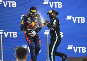 Horner hails "insane" Hamilton as Verstappen podium felt "like a victory"