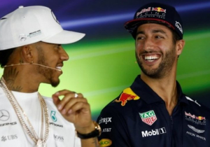 Ricciardo: 'Hamilton zit veel op social media, maar ik haat mijn telefoon'