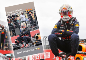 EK-ster en Fransman Kylian Mbappé feliciteert Max Verstappen