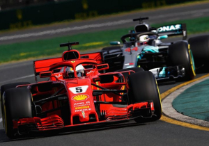 Vettel jumps Hamilton to start 2018 with a win