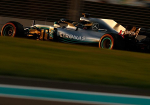 Hamilton leads Mercedes one-two with record Abu Dhabi lap