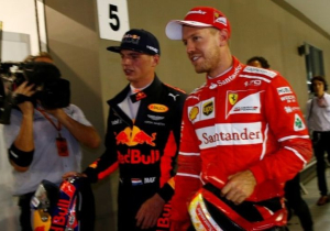 'Sebastian Vettel is bang voor Max Verstappen'