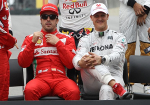 "Alonso op beslissende momenten sterker dan Schumacher"